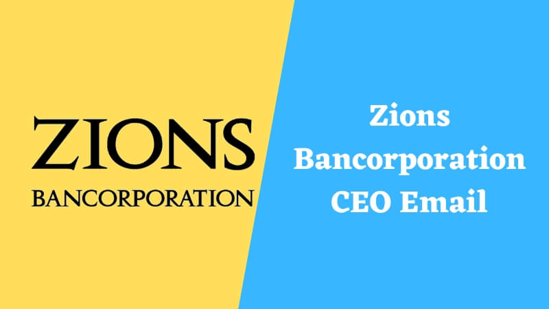 Zions Bancorporation ceo Email