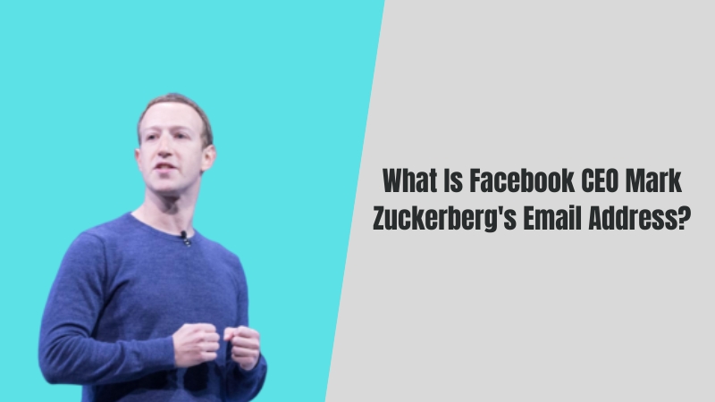 Facebook CEO Email Address